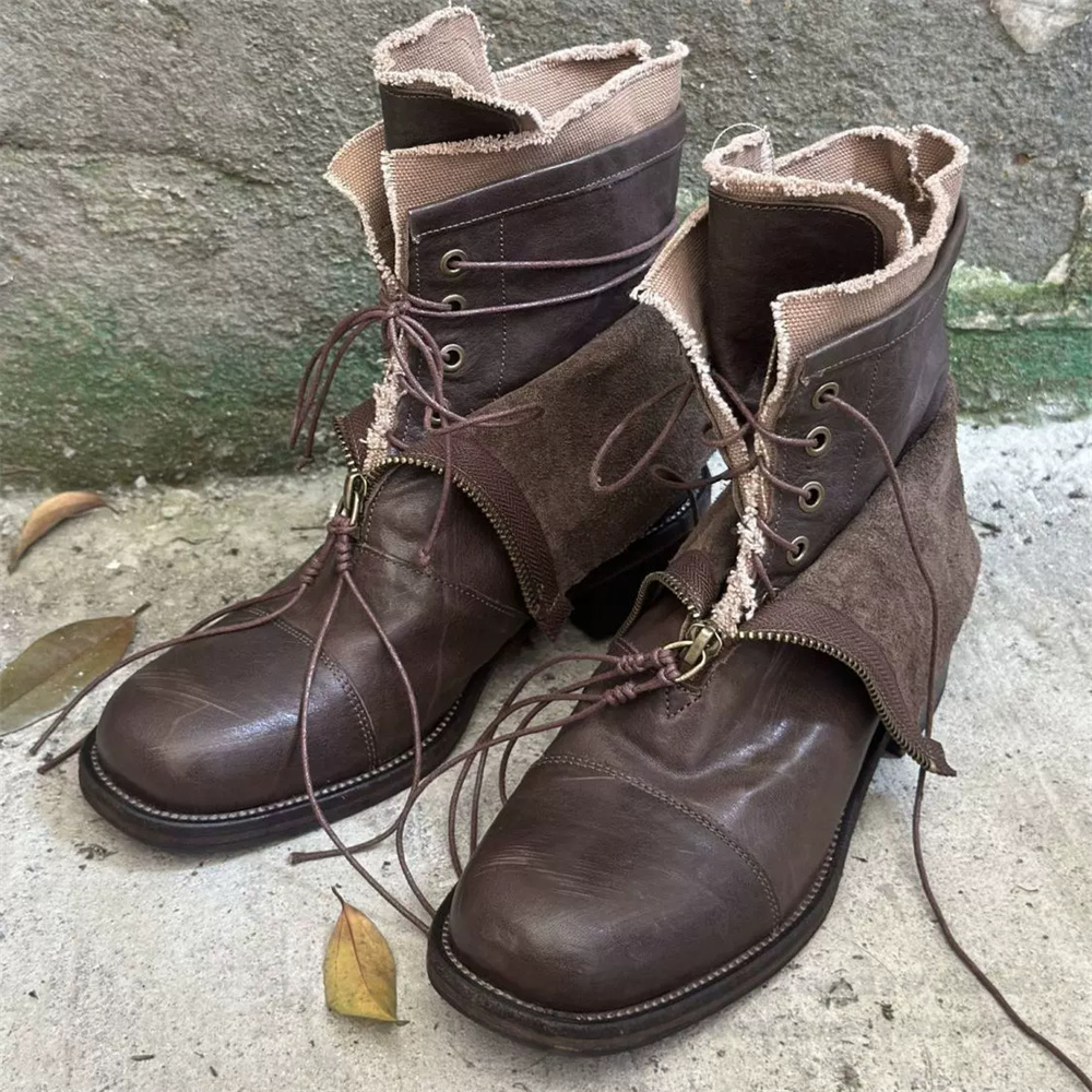 Men'S Shoes With Height Increase - Trendy Thick Soled High-End Boots for