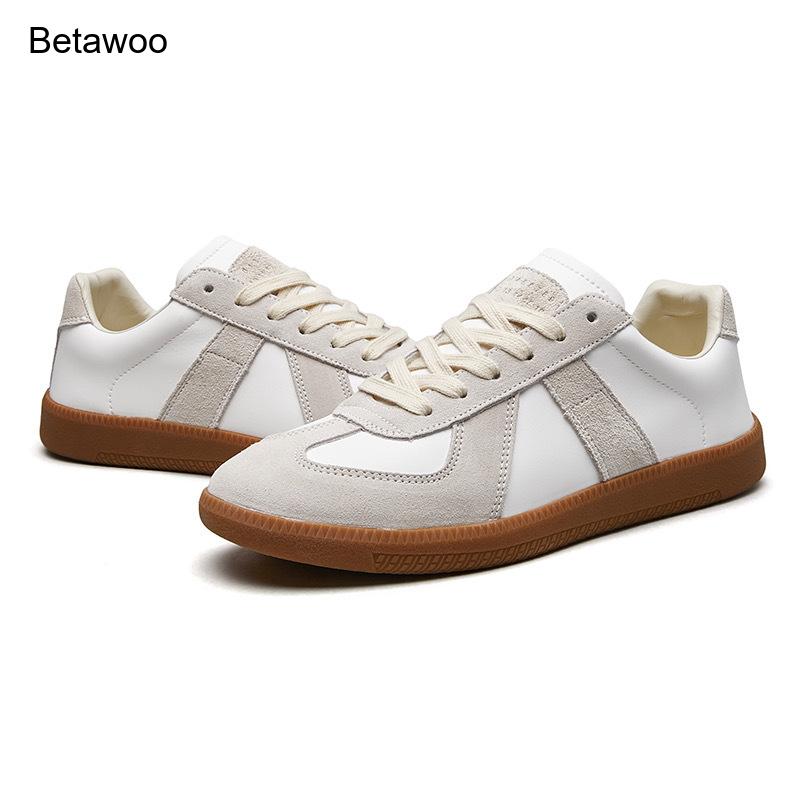 Men'S Shoes Hey Dude - Men Retro Suede Leather Casual Sneakers
