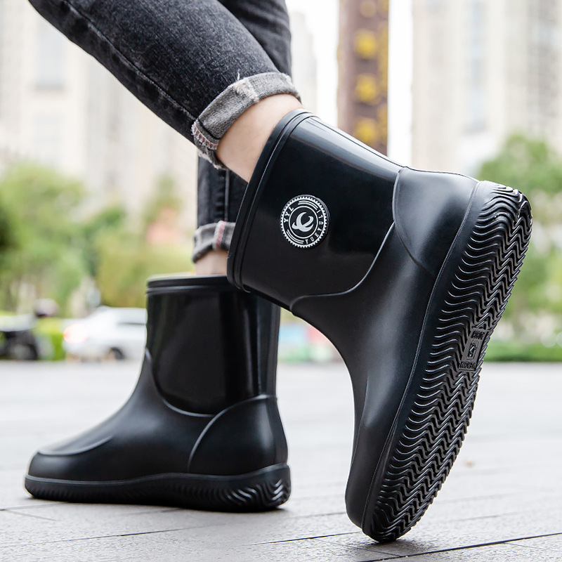 Men's Mid-calf Rain Boots. 202 - Men'S Shoes Water Resistant ulasan dan harga
