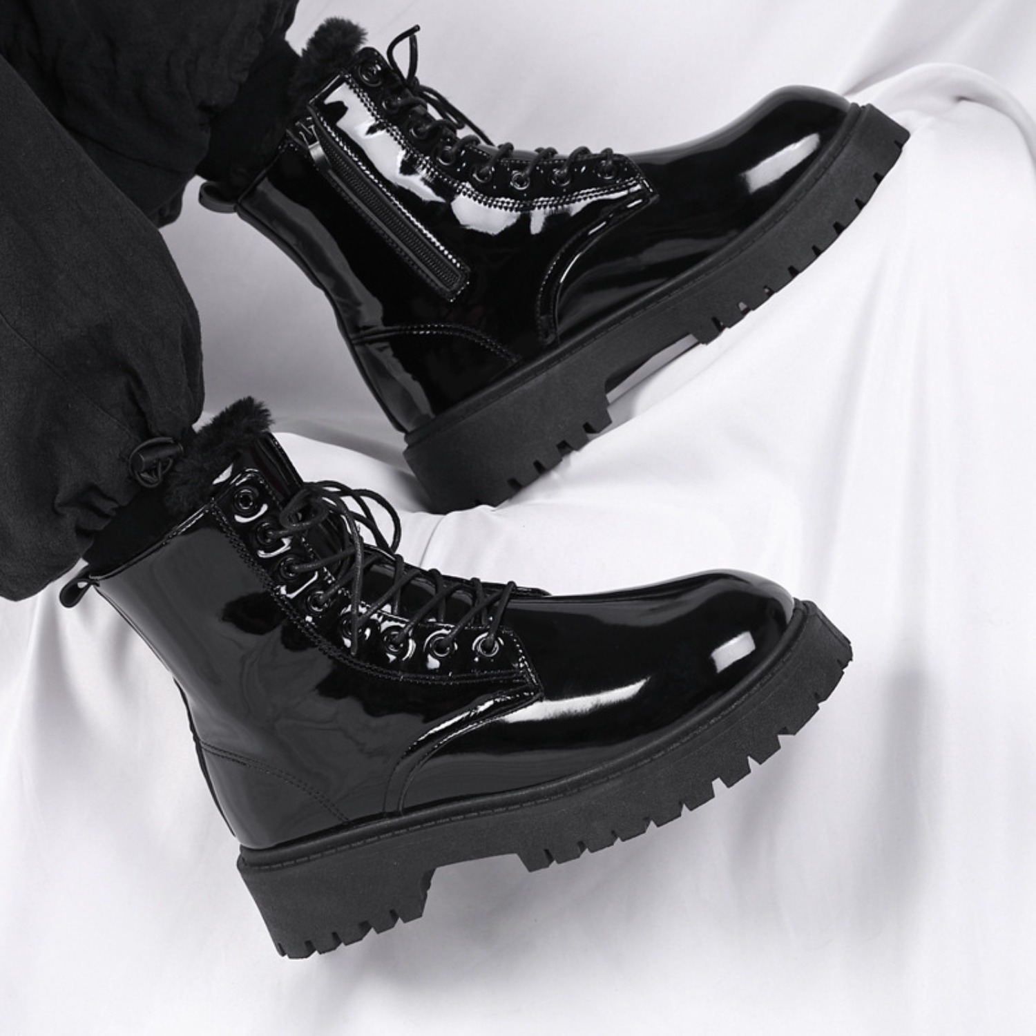 Men's warm plush high-top boot - Men'S Shoes Hoka Sale ulasan dan harga