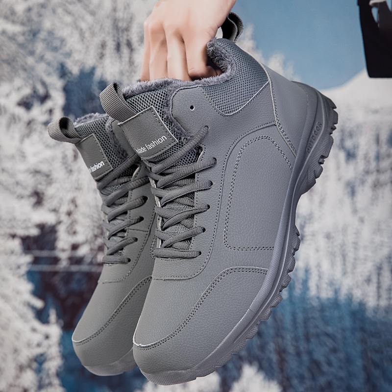 Winter Men's Boots Warm Plush  - Men'S Shoes Hoka Sale ulasan dan harga