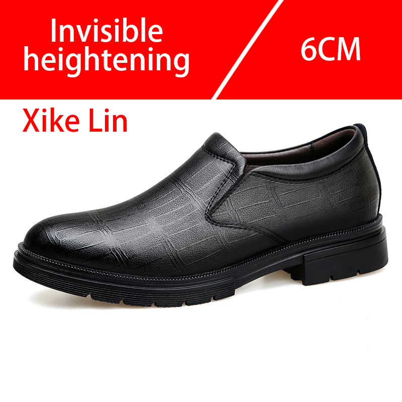 Casual Men's Leather Shoes Com - Men'S Shoes Increase Height ulasan dan harga