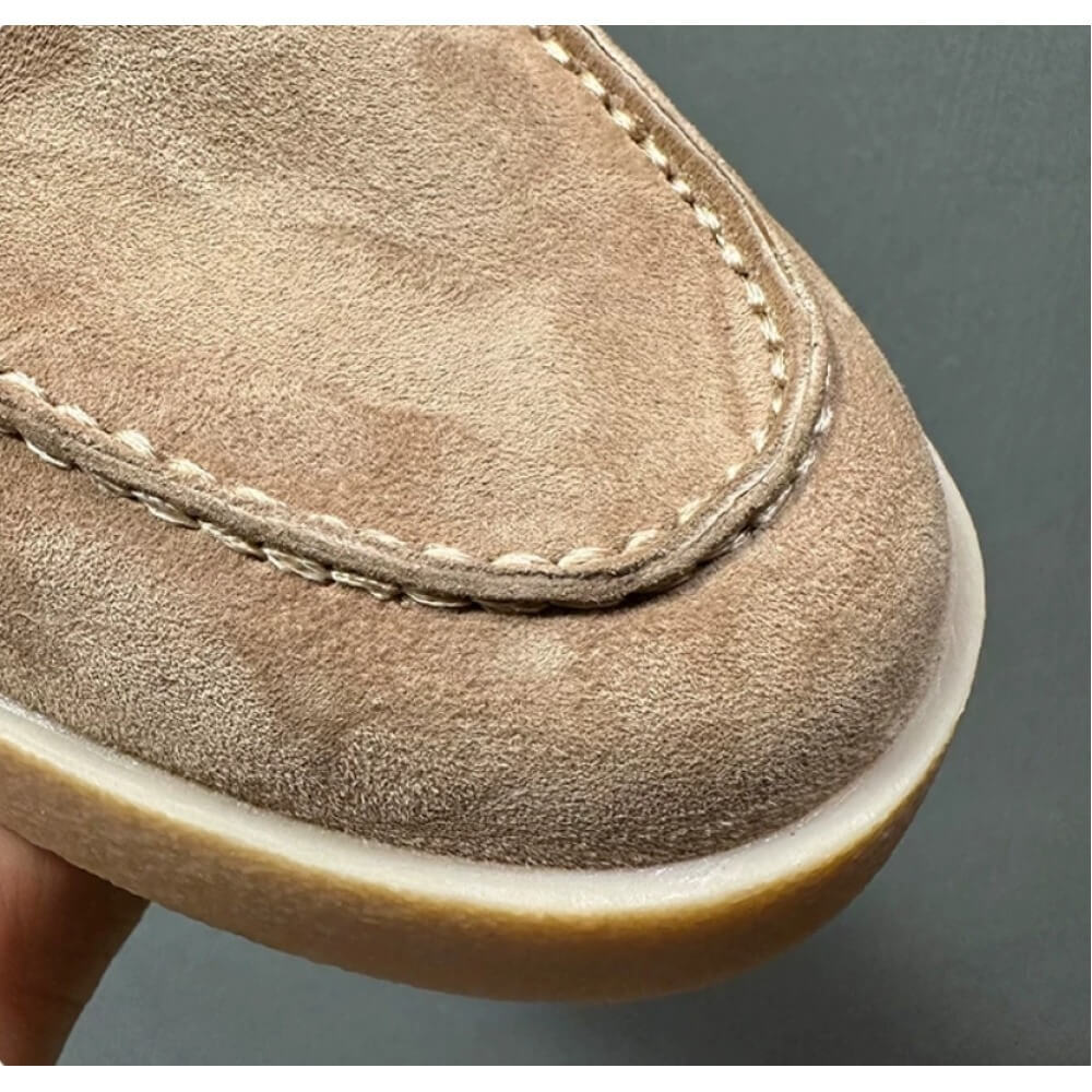 Luxury Beige Suede Platform Lo - Men'S Shoes Smart ulasan dan harga