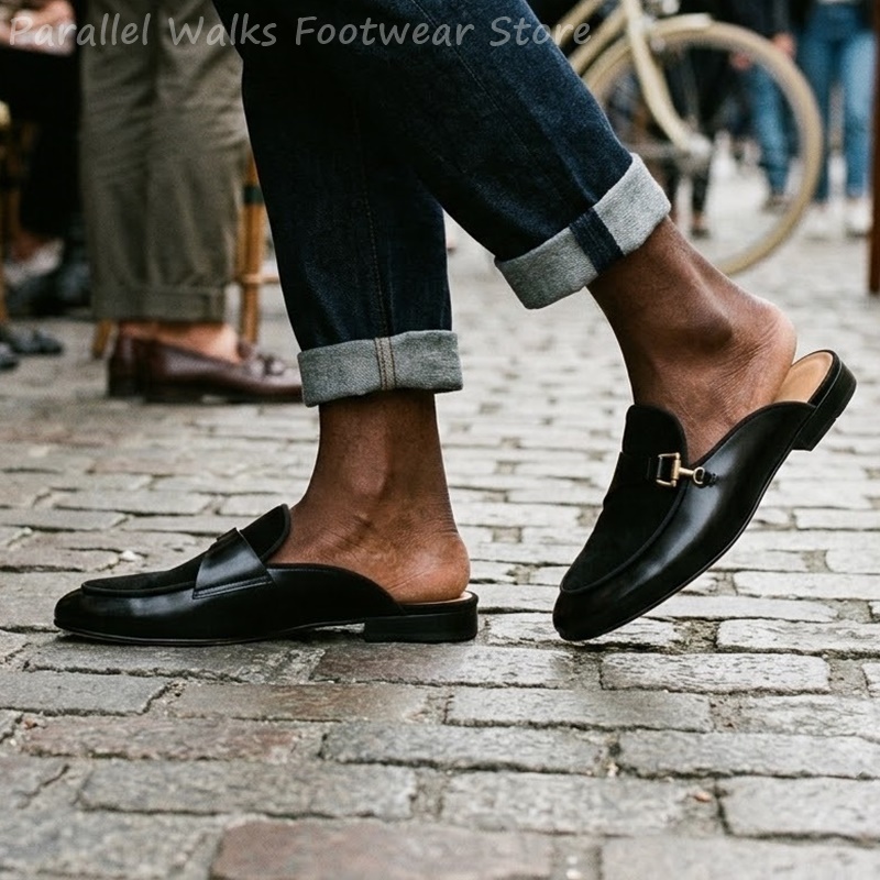Smart Casual Men Suede Patent  - Men'S Shoes Smart ulasan dan harga