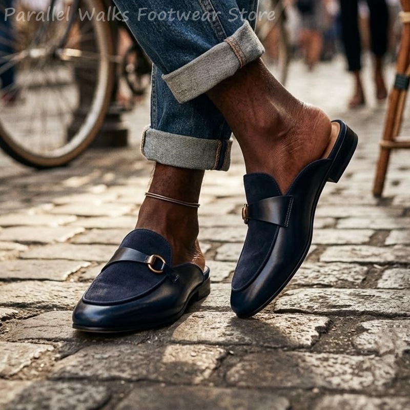 Smart Casual Men Suede Patent  - Men'S Shoes Smart ulasan dan harga