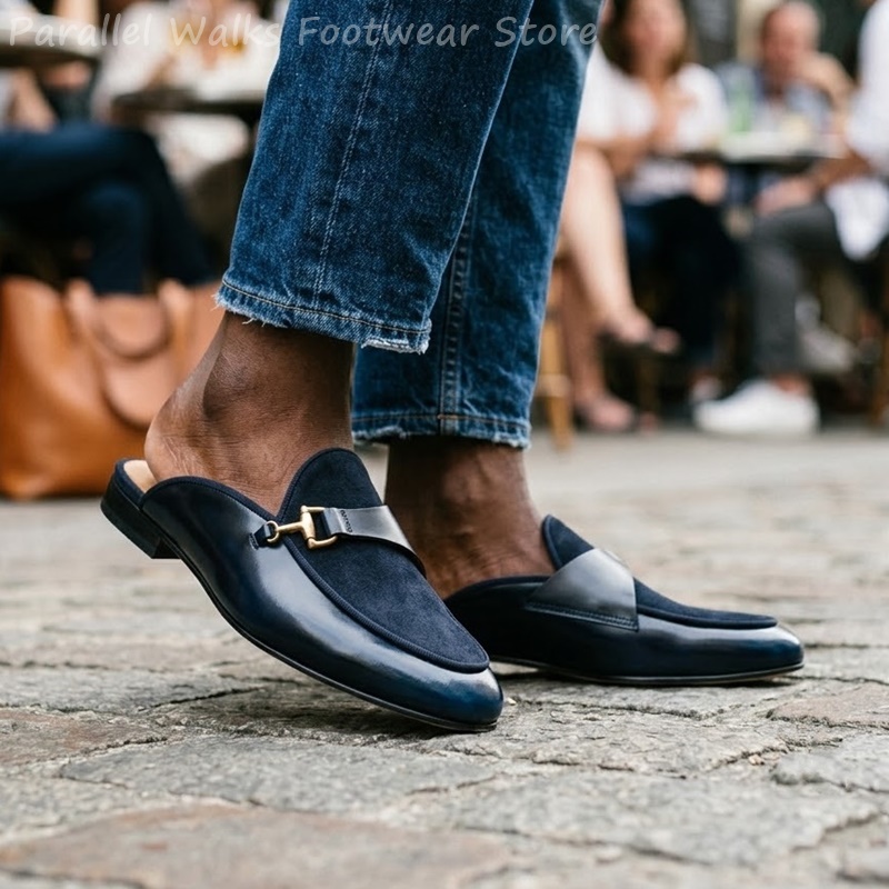 Smart Casual Men Suede Patent  - Men'S Shoes Smart ulasan dan harga