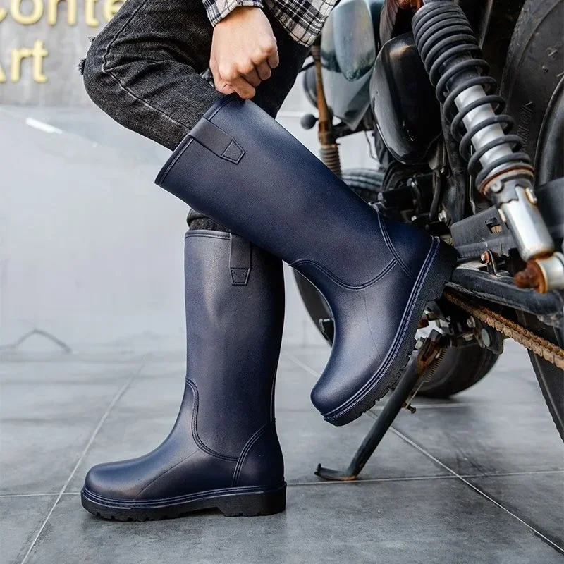 Rain Boots for Men Gum Fishing - Men'S Shoes Water Resistant ulasan dan harga