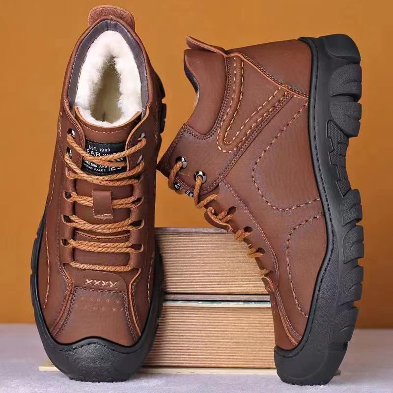 Men's Boots Lace Up Ankle Boot - Men'S Shoes Hoka Sale ulasan dan harga