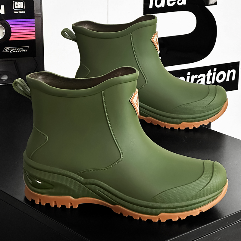 Men's Rain Boots Outdoor Wear- - Men'S Shoes Water Resistant ulasan dan harga
