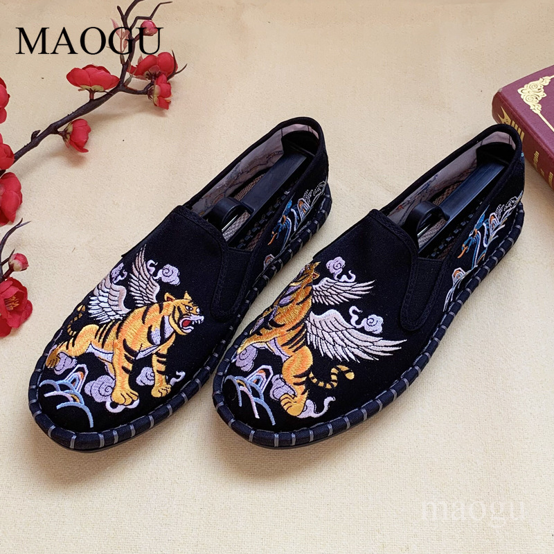 Unisex Chinese Style Embroider - Men'S Shoes Hoka Sale ulasan dan harga