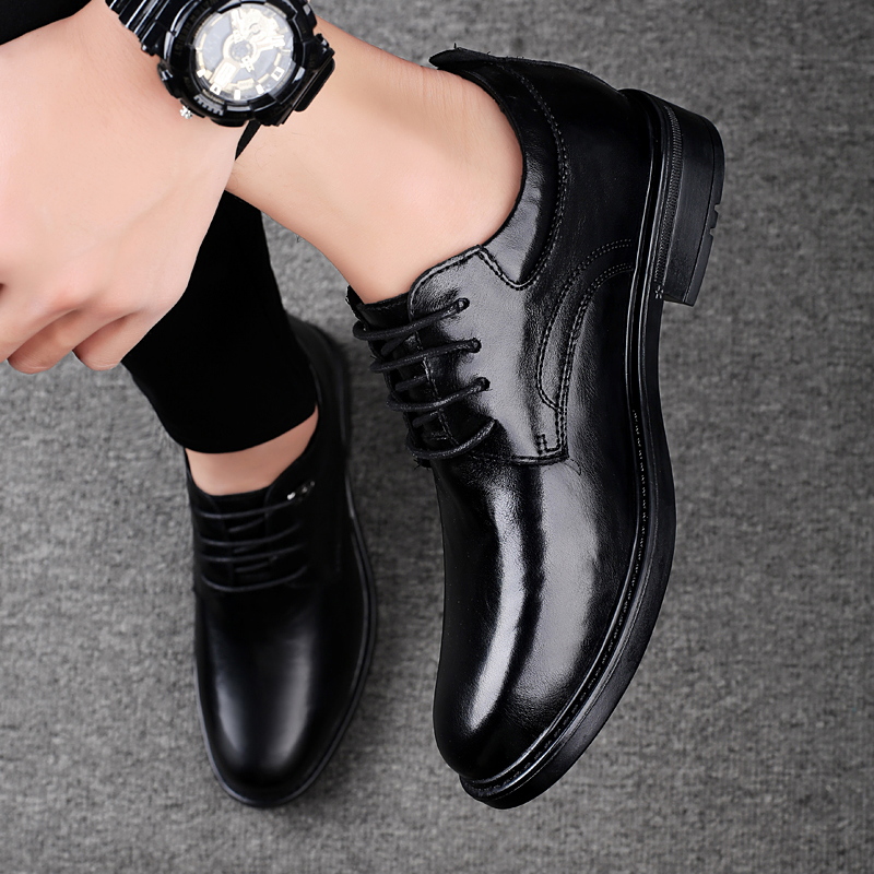 Leather Casual Elevator Shoes  - Men'S Shoes Increase Height ulasan dan harga